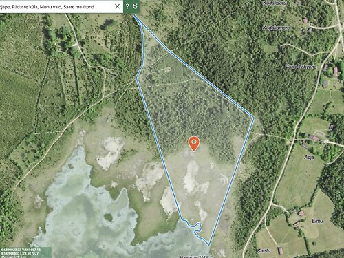 Muhu vald Pädaste, 9.73 ha