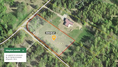 Plot for sale, residential land, Lompka, 25 000 €